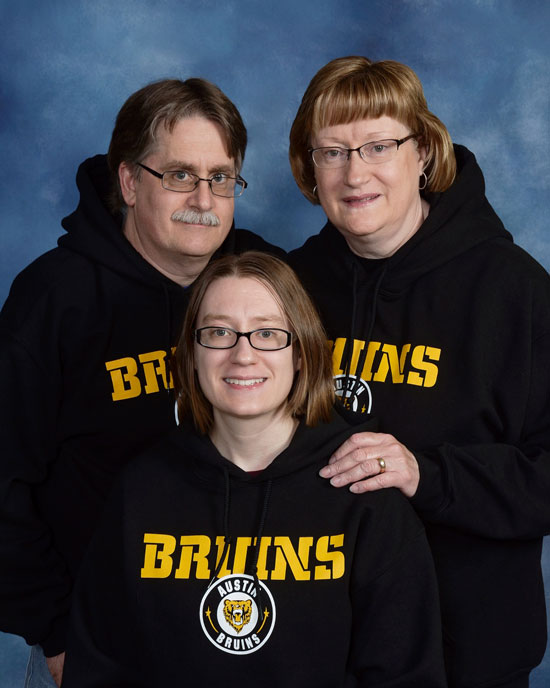 Portrait of the Schiltz family, Ascension Lutheran Church custodians